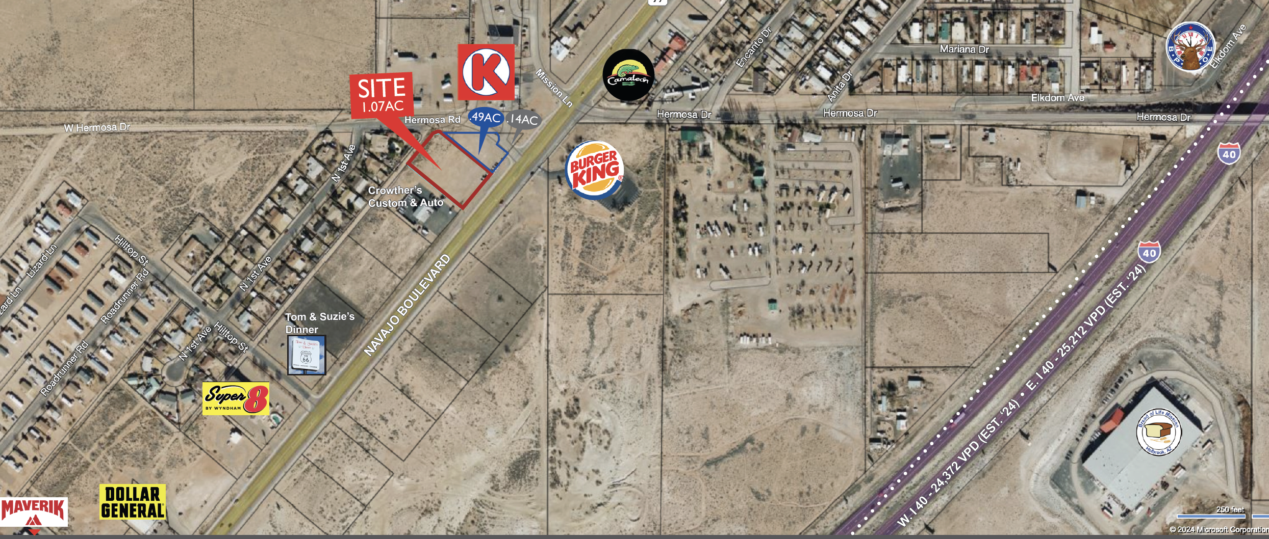 land for development site in Holbrook AZ