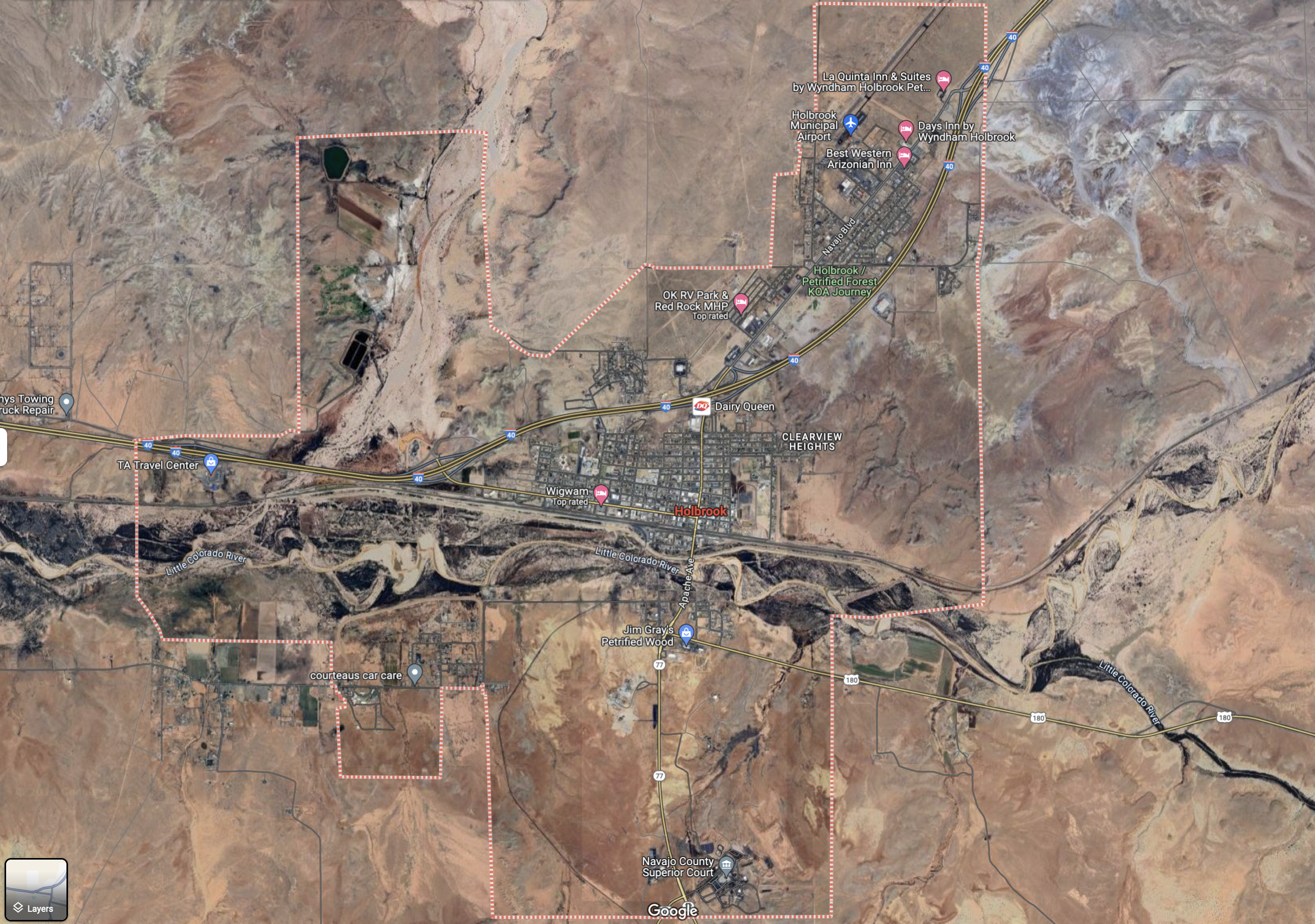 holbrook town map